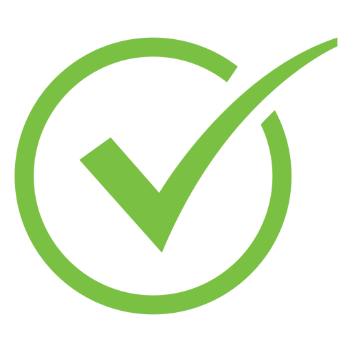 green checkmark icon